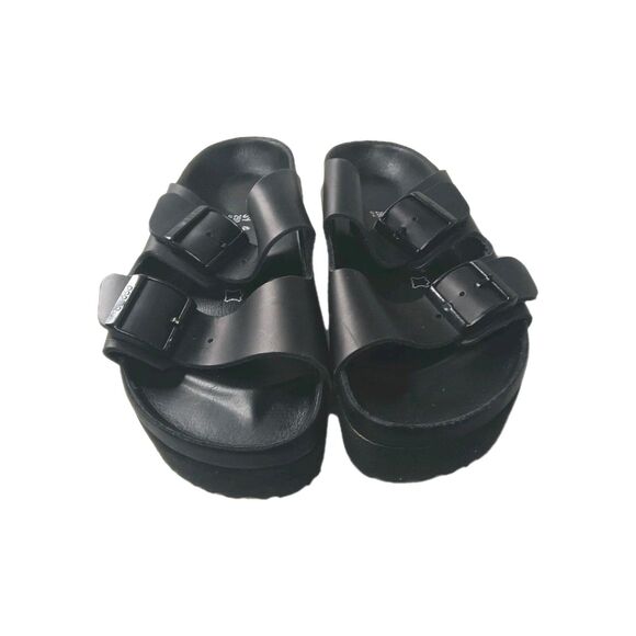 Birkenstock Arizona Papillio Flex Platform Sandals Women's Size 39 | US 8 Black - Picture 6 of 10